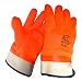 Global Glove 880-SC PVC Double Dipped High Visibility Glove with Safety Cuff, Chemical Resistent, 1 Size, Orange (Case of 72)