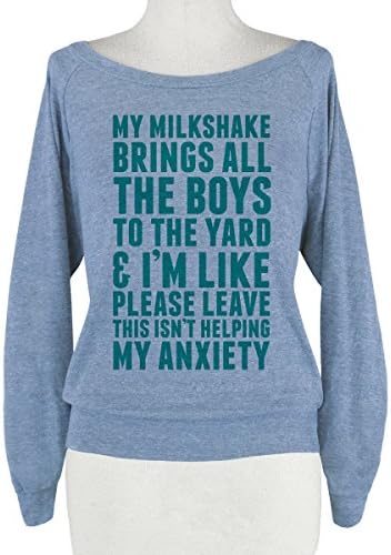 HUMAN Please Leave This Isn't Athletic Blue T-Shirt