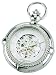 Charles-Hubert, Paris Chrome Mechanical Pocket Watch #3847 w/ Photo Insert