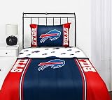 Buffalo Bills NFL Full Comforter & Sheet Set (5 Piece Bed In A Bag)