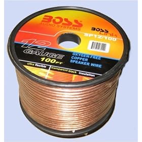 Boss Audio SP12-100 12 Gauge OFC Speaker Wire (100) Feet by Boss