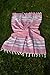 Dandelion - Basic Pattern - 100% Naturally-Dyed Cotton Turkish Towel Peshtemal - 71x39 Inches - Rose Pink