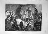 1872 DOMESTIC DRAMA THEATRE AUDIENCE STAGE ACTORS