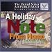 A Holiday Note From Home