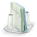 Acrylic Faceted Napkin Holder With Salt And Pepper Set