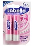 Labello Velvet Rose Lip Balm Duo 2x4.8g