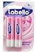 Labello 85022 Lippenpflegestift Velvet Rosé im Doppelpack, 5,5 ml