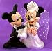 Mickey and Minnie Mouse Disney Wedding Cake Topper