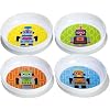 French Bull 5-3/4-Inch Melamine Bowl, Robot Kids, Set of 4