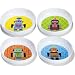 French Bull 5-3/4-Inch Melamine Bowl, Robot Kids, Set of 4