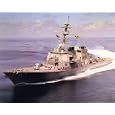 M F Winter Uss Cole Ddg 67 Guided Missile Art Poster Print - 20" X 16"