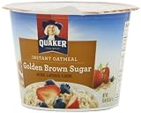 Quaker Instant Oatmeal Express Golden Brown Sugar, 1.9-Ounce Cups (Pack of 24)