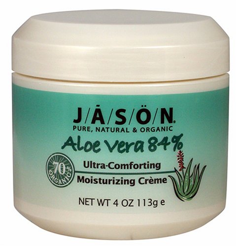 Jason Aloe Vera 84% Ultra-Comforting Moisturizing Creme, 4-Ounce Jars (Pack of 3) by Jason Natural Cosmetics