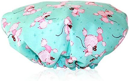 Luv 2 Lounge Shower Cap Pink Poodle