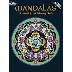 Mandalas Stained Glass Coloring Book (Pictorial Archives)
