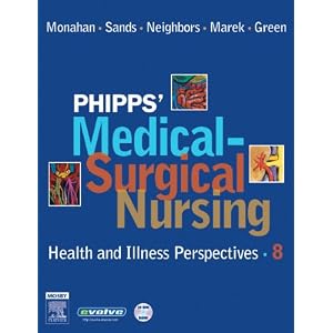Click here to buy Phipps' Medical-Surgical Nursing: Health and Illness Perspectives (Medical-... by Frances Monahan, Judith K. Sands, Marianne Neighbors, and Jane F. Marek.