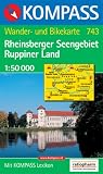  : Kompass Karten, Ruppiner Land: Wandern. Rad