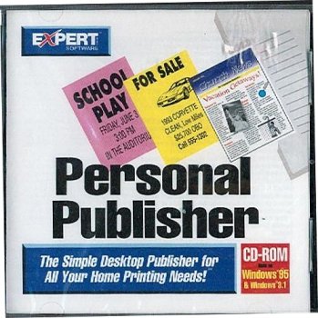 Software: [CD ROM] Personal Publisher by Expert Software for Windows 95+