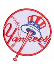 Art and Craft Supply: MLB BASEBALL NEW YORK YANKEES Embroidered Easy Iron On Patch - BigPapa