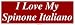 I Love My Spinone Italiano MINIATURE Sticker