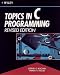 Books : Topics in C Programming, Revised Edition