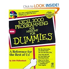 Excel 2000 Programming for Dummies