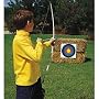 Junior Archery Set, 39 Inch Fiberglass Bow, 3 18 Inch Arrows, 4 Color Targets, Boxed