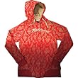Fly Racing Glamster Women's Hoody Pullover Fashion Sweatshirt - Red/Tan