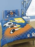 CharacterWorld Simpsons Bart Springfield United Single Panel Duvet Set