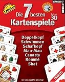 Spielefieber, CD-ROMs : Die 7 besten Kartenspiele 3D Deluxe, CD-ROM Doppelkopf, Schwimmen, Schafkopf, Mau-Mau, Canasta, Romme, Skat. F�r Windows 98 SE, ME, XP. Z. Tl. Shareware