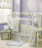 Sumersault Lauren Crib Sheet - Lilac and Sage
