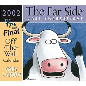 The Far Side Last Impressions 2002 Off-the-Wall Calendar Gary Larson