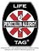 Penicillin Allergy Medical ID Tags 5-pack