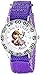 Disney Kids' W002443 Frozen Elsa & Anna Time Teacher Watch with Purple Band