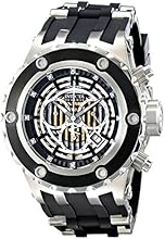 Invicta Men's Quartz Watch with Multicolour Dial Chronograph Display and Black PU Strap 16831