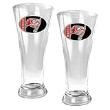 NFL Tampa Bay Buccaneers Two Piece 19-Ounce Pilsner Glass Set