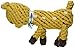 Jax and Bones Good Karma Holiday Rope Dog Toy, 9-Inch, Daphne The Deer