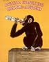 Black Mylar Framed Art Print - Anisetta Evangelista - Monkey Driking Liquer 16x20" Poster