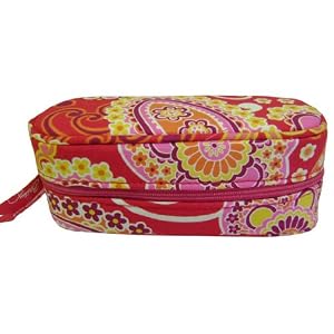 Vera Bradley Zip Sunglass Case In Raspberry Fizz