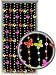 Beaded Curtains - Black Light Reactive Neon Butterflies Door Beads #60940