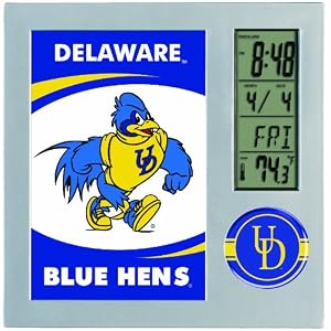 NCAA Delaware Fightin Blue Hens Digital Desk Clock