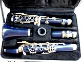 NEW DARK BLUE Bb Concert BAND CLARINET. QUALITY+WARRANTY