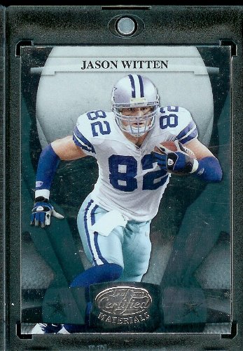 2008 Leaf Certified Materials Football Card - Jason Witten / Dallas Cowboys / NFL Trading Card in Protective Display Case!
