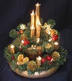 Christmas Gingerbread Lighted Centerpiece