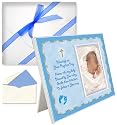 Baby Blessing Baptism Christening Gifts - "Bless this Tiny Baby" Picture Frame