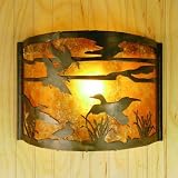12W Ducks In Flight Wall Sconce