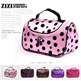 BDS - Travel Toiletry Cosmetic Makeup Bag Organizer (Assorted Color)