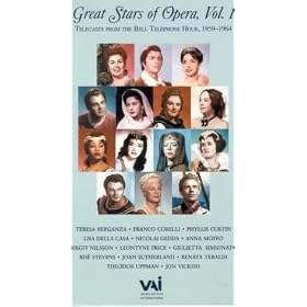 Great Stars of Opera 1: Hlts Bell Tel Hr Ser [VHS]