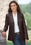 Lambskin Leather Blazer