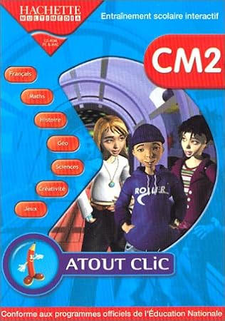 Atout Clic CM2 entrainement scolaire intercatif CD-Rom PC & MAc